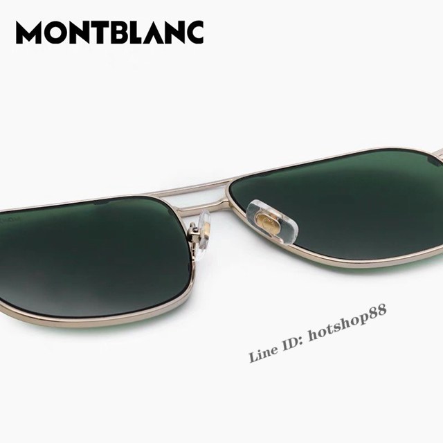 Montblanc萬寶龍最新款太陽眼鏡男士商務開車墨鏡 MB0214S mmyj1118